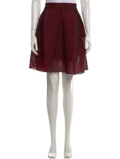 Pre-owned Maje Printed Knee-length Skirt In Multi