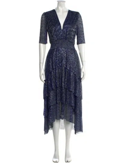Pre-owned Maje Printed Long Dress