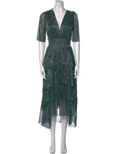 Pre-owned Maje Printed Midi Length Dress