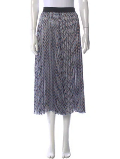 Pre-owned Maje Printed Midi Length Skirt