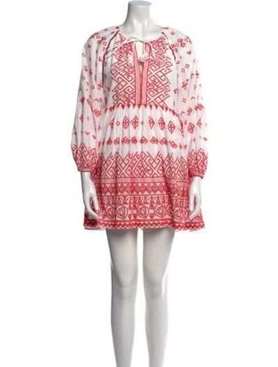 Pre-owned Maje Printed Mini Dress In Multi