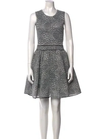 Pre-owned Maje Printed Mini Dress In Multi