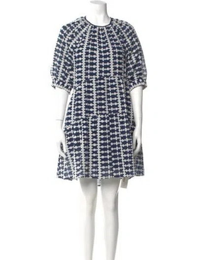 Pre-owned Maje Printed Mini Dress W/ Tags In Multi