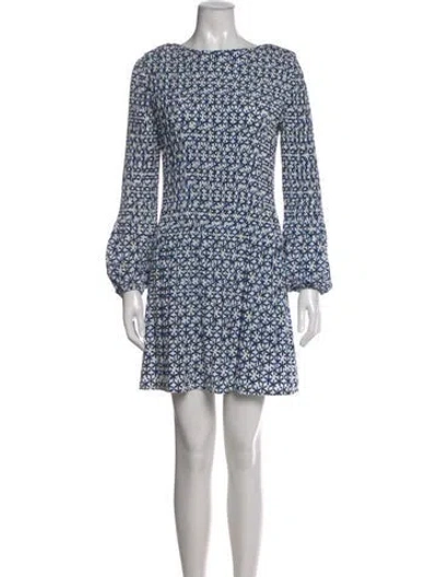 Pre-owned Maje Printed Mini Dress W/ Tags In Multi