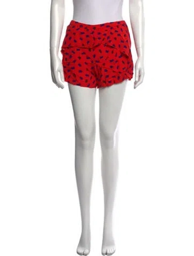 Pre-owned Maje Printed Mini Shorts