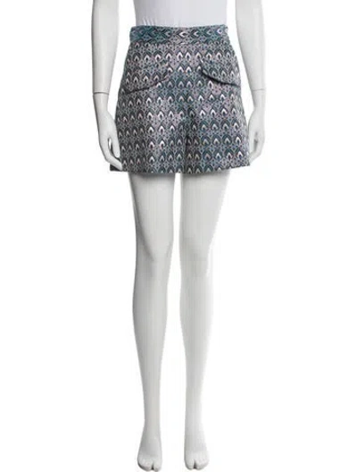 Pre-owned Maje Printed Mini Shorts