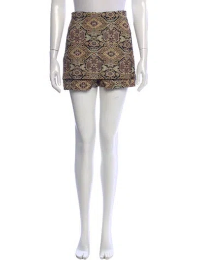 Pre-owned Maje Printed Mini Skirt