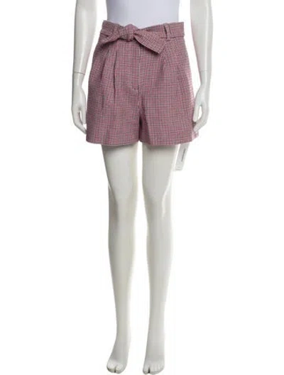 Pre-owned Maje Printed Mini Skirt In Pink