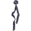 Maje Bandana-print Silk Scrunchie In Blue