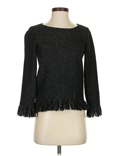 Pre-owned Maje Pullover Sweater In Black