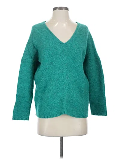 Pre-owned Maje Pullover Sweater In Blue