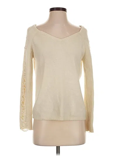 Pre-owned Maje Pullover Sweater In Ivory