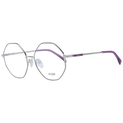 Maje Purple Women Optical Frames In Silver