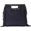 Maje M Tote Bag In Black
