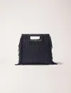 Maje M Tote Bag In Black