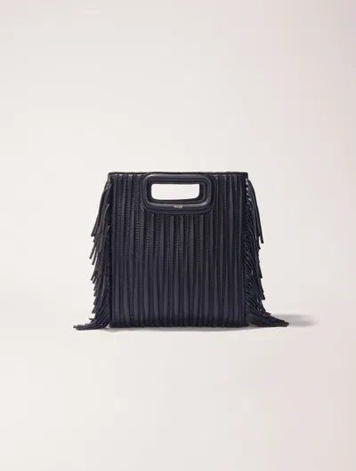 MAJE QUILTED LEATHER M BAG