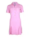 Maje Radene Braid-trim Mini Dress In Pink Viscose In Pink