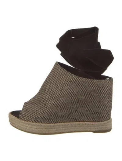 Pre-owned Maje Raffia Espadrilles