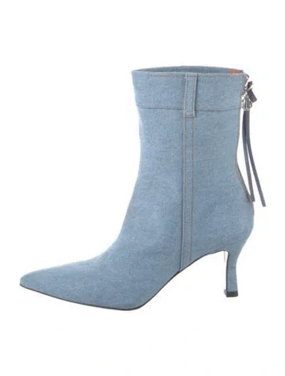 Pre-owned Maje Rain Boots In Blue