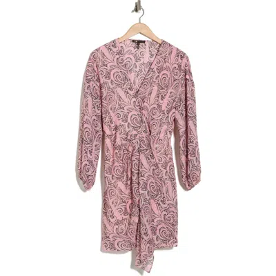 Maje Rapollo Long Sleeve Dress In Pink