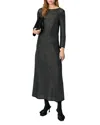 Maje Rhinestoned Maxi Dress In Black