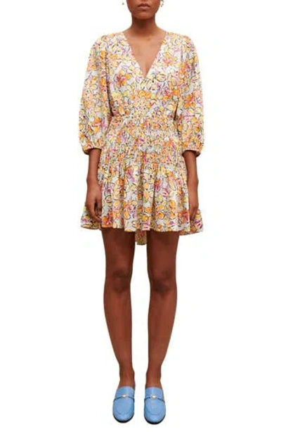 Maje Rawai A-line Minidress In Multi