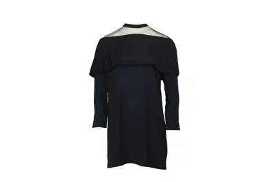 Maje Remia Mini Dress In Black Polyester