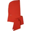 Shop Maje Retractable Scarf Hood In Red