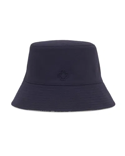 Maje Reversible Fruit Print Bucket Hat In Blue
