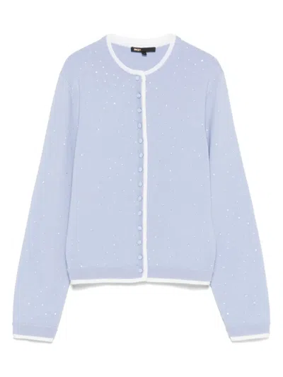 Maje Rhinestone-embellished Cardigan