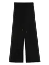 Maje Rhinestone-embellished Trousers In Black
