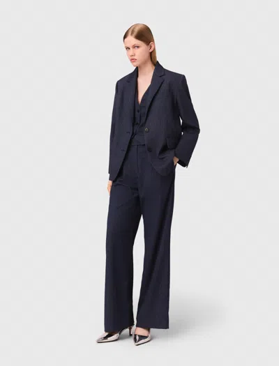 Maje Rhinestone Suit Jacket