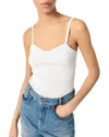 Maje Top Mit Herzausschnitt In White