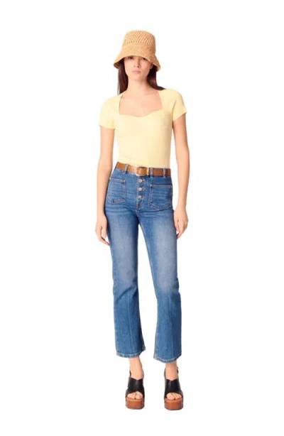 MAJE MAJE RIB KNIT TOP