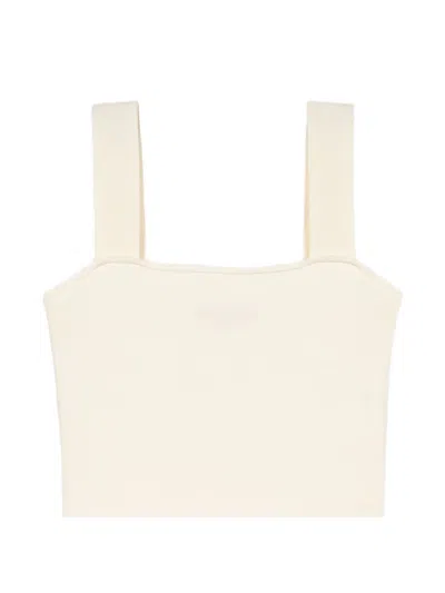 Maje Ribbed Top In Multi