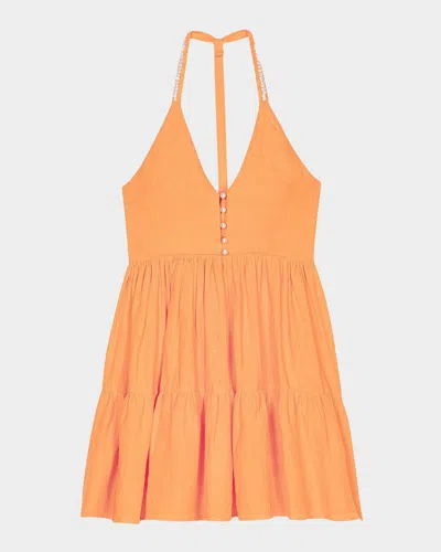 Maje Ricoll Tiered Mini Dress