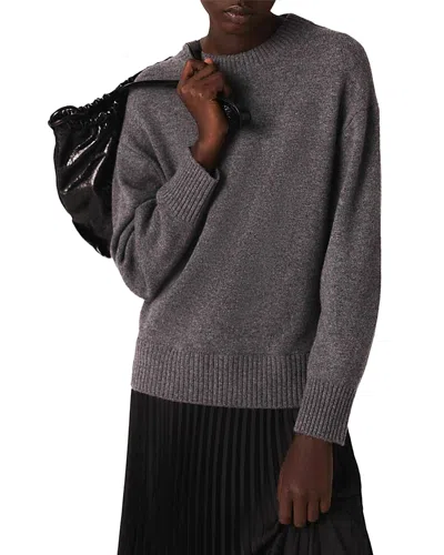 Maje Ridola Mixed Media Dress In Multi