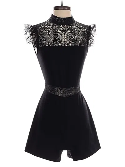 Pre-owned Maje Romper In Black