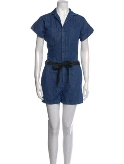Pre-owned Maje Romper In Blue