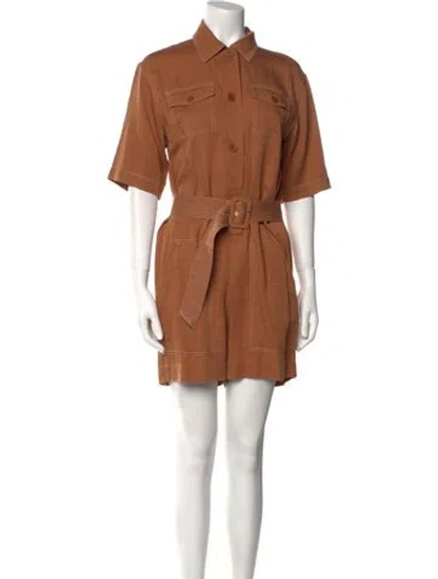 Pre-owned Maje Romper In Brown