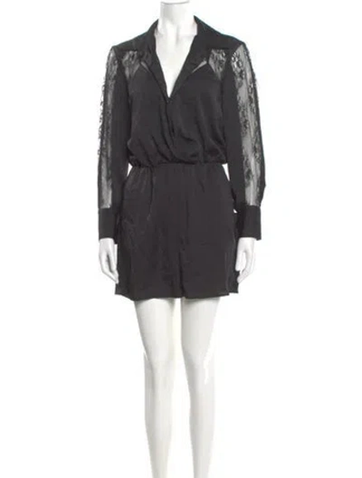 Pre-owned Maje Romper In Gray