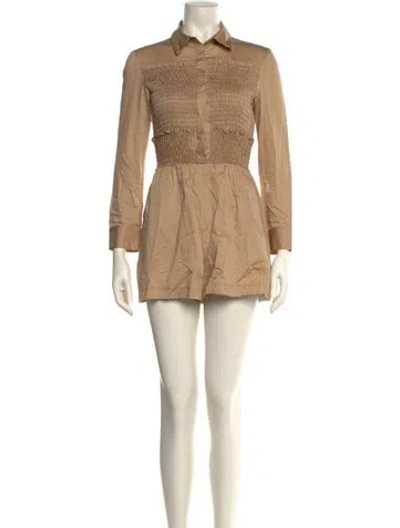Pre-owned Maje Romper In Neutral