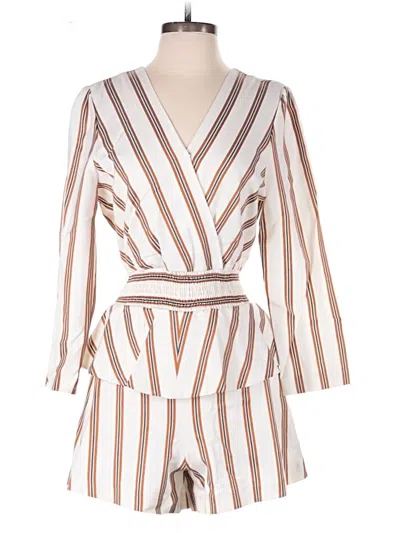 Pre-owned Maje Romper In White