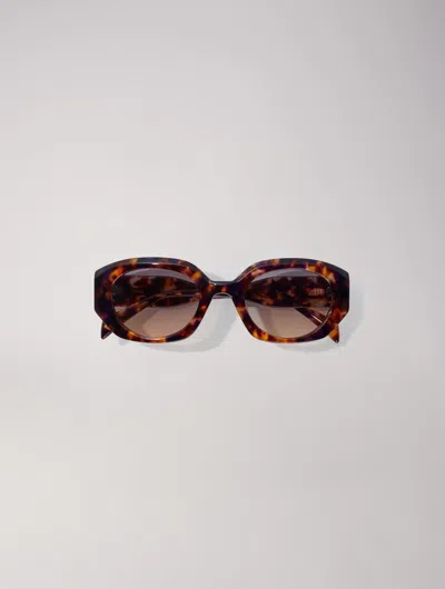 Maje Round Acetate Glasses In Multi