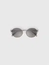 Maje Round Sunglasses In Gray