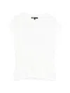 Maje Ruffled Top In White