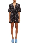 Maje Ruisso Minidress In Black