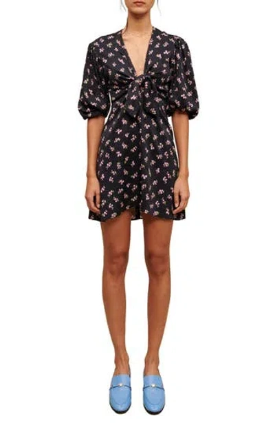 Maje Ruisso Minidress In Black