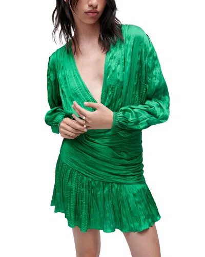 marchesa notte emerald green dress Green Rexy Metallic Mini Dress main image 1
