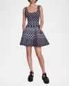MAJE RUSSEL KNIT MINI DRESS